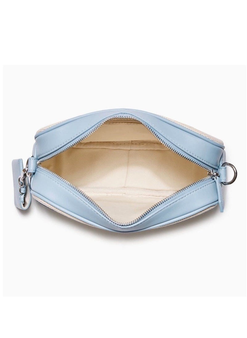 GUESS Maya Color-block Canvas Crossbody Bag - Image 4