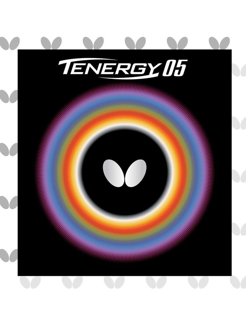 Butterfly Tenergy 05 Table Tennis Rubber Professional Butterfly Table Tennis Rubber Red (1.9mm) 4906901098329 - Image 1