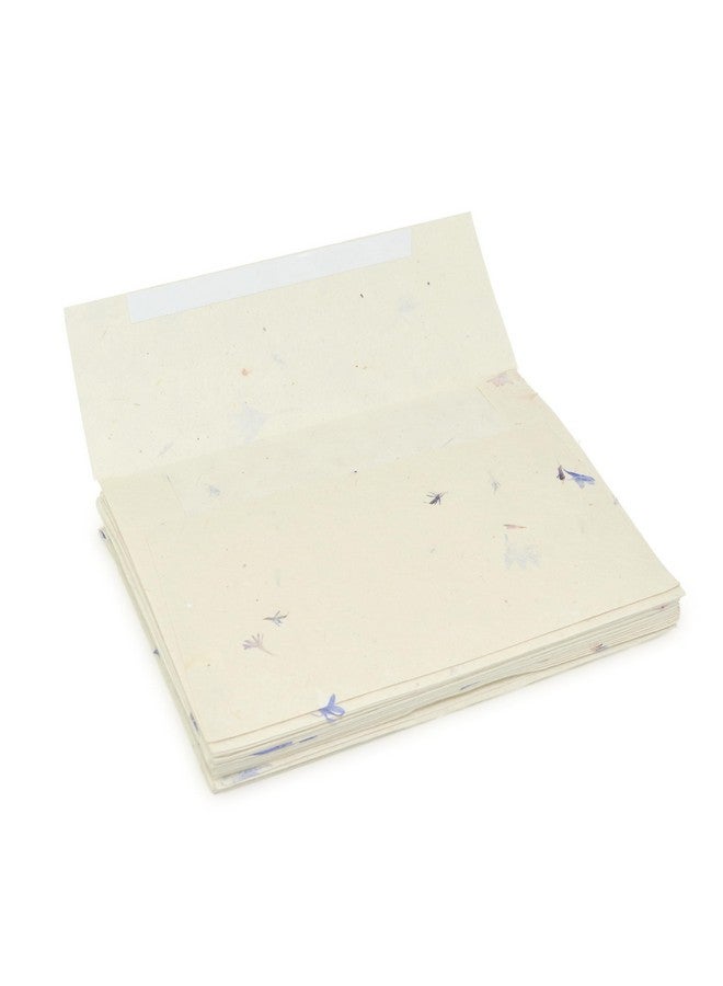 Kathmandu Valley Co. 5X7 Inch Handmade Lokta Paper Envelopes For Wedding Invitations Announcements Vintage Envelopes With Pressed Cornflower Petals. Made In Nepal. (Pack Of 25)  - Image 5