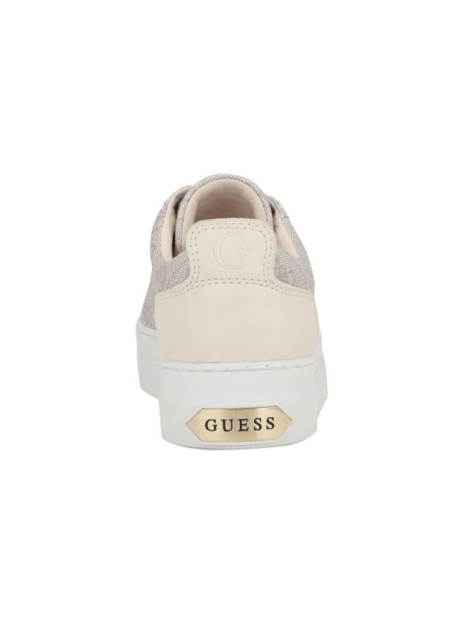 GUESS Women's GENZA Sneaker, Dove 150, 7.5, Dove 150, 7.5 - Image 5