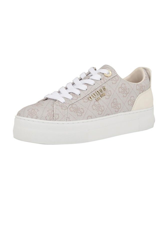 GUESS Women's GENZA Sneaker, Dove 150, 7.5, Dove 150, 7.5 - Image 1