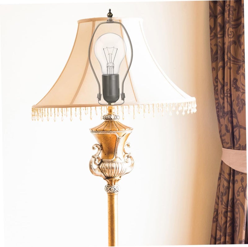 Angoily 2pcs Lamp Shade Holder Harp Replacement Harp Bracket for Table Floor Lamps Easy Install for Unique Lighting Decor Elegant Design Antique Finish - Image 4