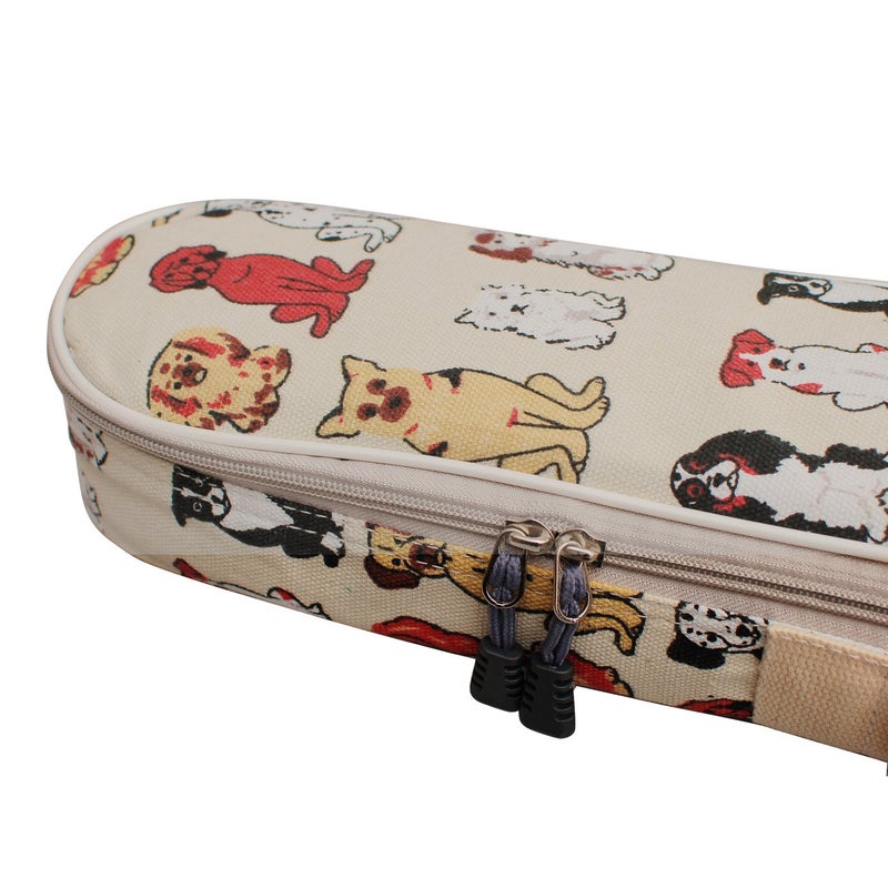 MUSIC FIRST Canvas 21â€œ Soprano MR DOG ukulele case ukulele bag ukulele cover, Original Design. - Image 5