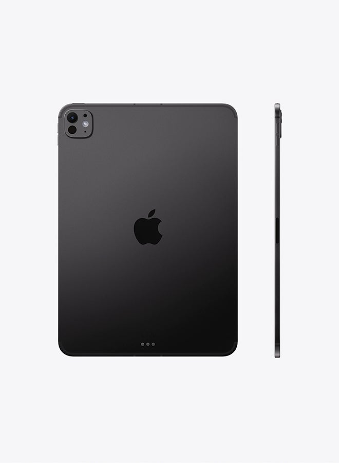 ابل  آيباد برو - 2025 (الجيل السادس) M5 11 بوصة، 2 تيرابايت، 5G، أسود فضائي مع زجاج نانو - نسخة الشرق الأوسط - Image 2