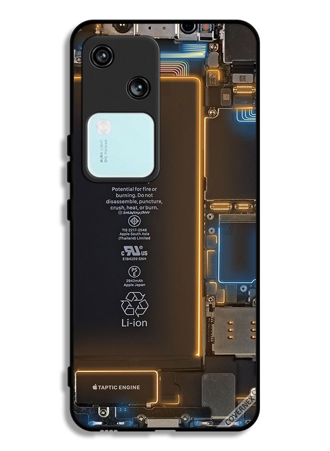 Covernex غطاء حماية خلفي لهاتف Vivo V30 5G بنمط داخلي - Image 1