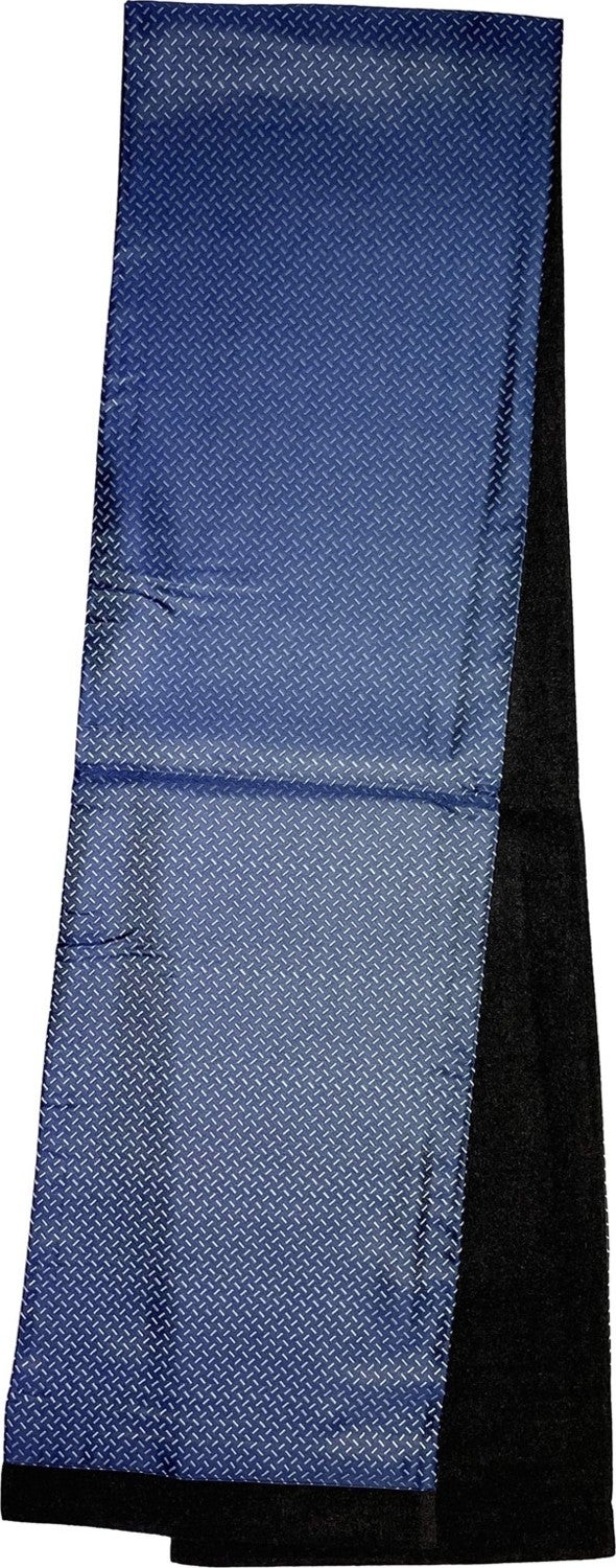 Bie's Gift Stripe Pattern Phosphor Satin Fine Cashmere Textured Soft Winter New Generation Scarf Scarf  - Image 2