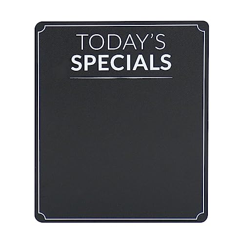 SBlabels Today’s Specials Restaurant Menu Sign/Black and White 10" x 12" Small Business Special Daily Food Blackboard Sign with Rounded Corners - Image 2