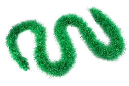 Fukang Feather Marabou Feather Boas Soft Feather Boa (Kelly Green) - Image 1