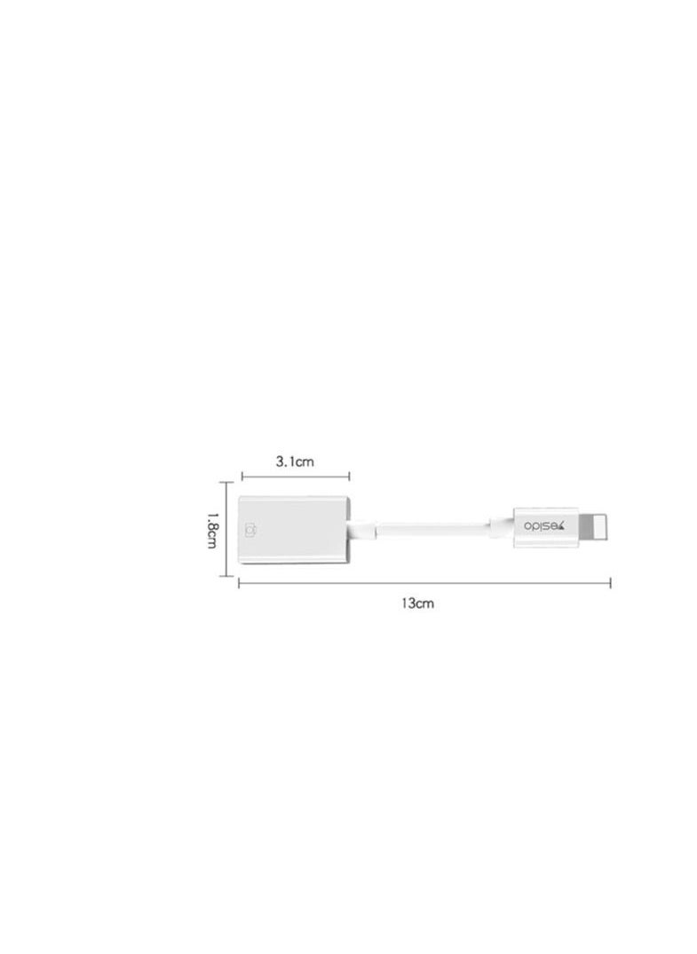 Yesido - GS10 Super Fast Transmission Lightning OTG | Iphone IPad OTG To USB 3.0 Speed OTG USB | Iphone Plug and Use OTG - Image 1