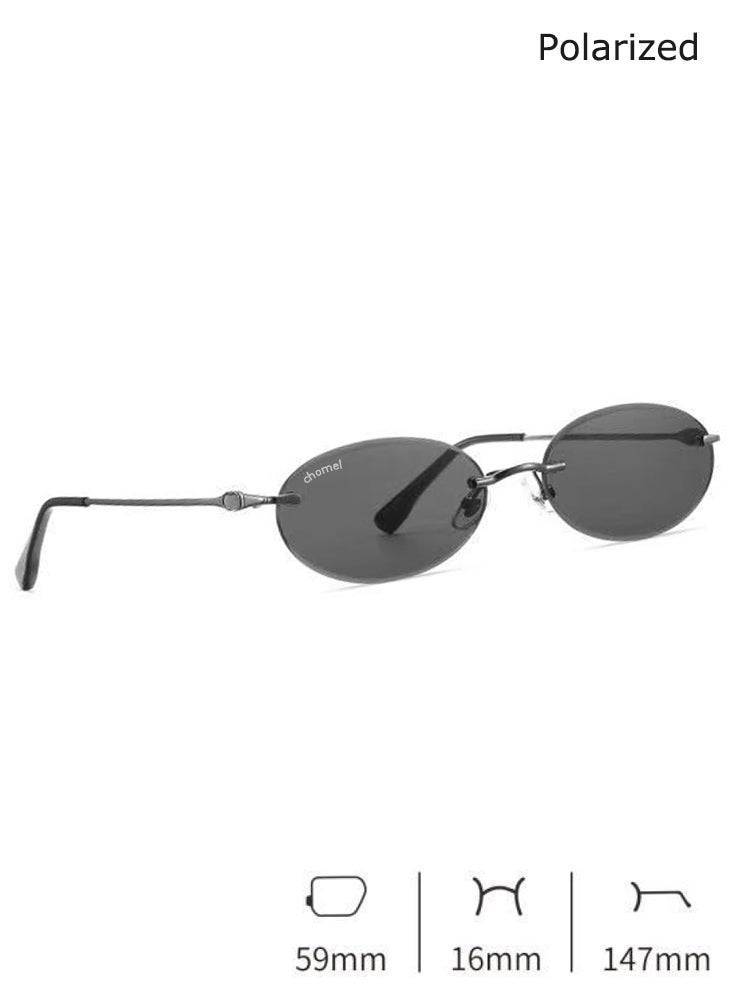 تشوميل نظارات شمسية نسائية أنيقة عالية الدقة بعدسات من النايلون مضادة للأشعة فوق البنفسجية والضوء الأزرق - Image 3