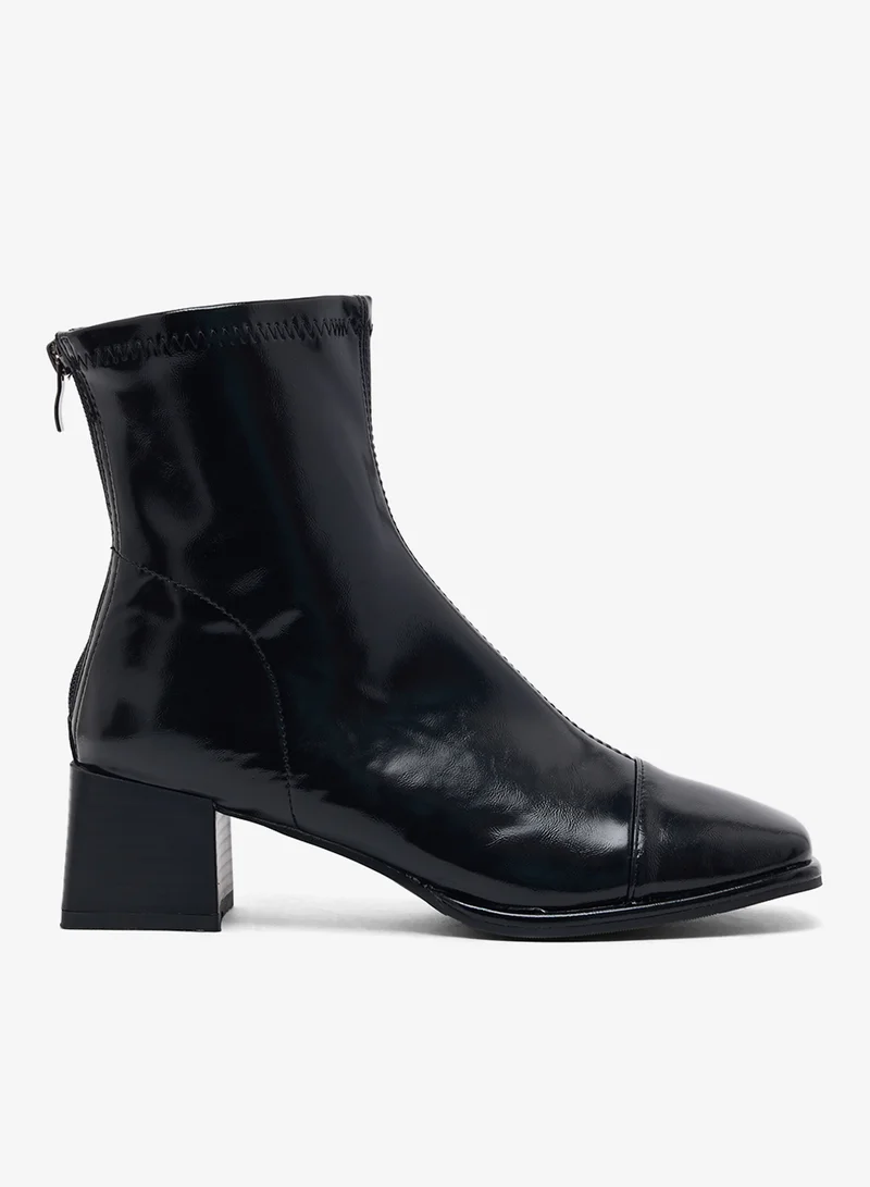 ELLA Block Heel Chelsea Boots