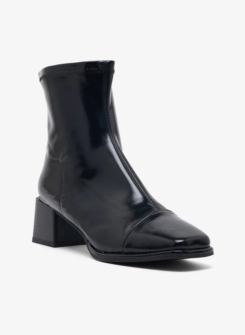 ELLA Block Heel Chelsea Boots