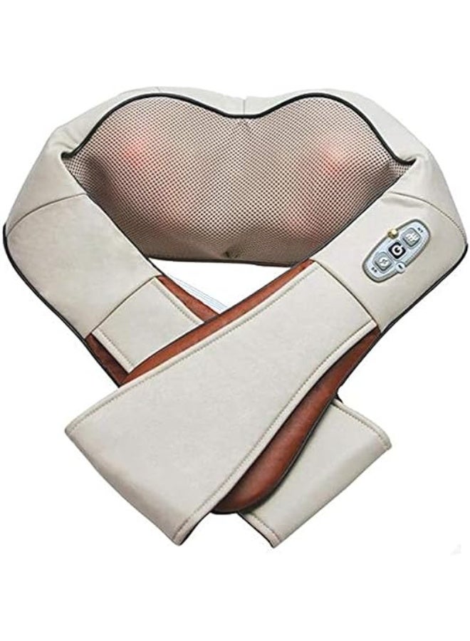 جهاز تدليك الرقبة والكتف الكهربائي بنظام "شياتسو" مع خاصية التدفئة - مساج عميق للجسم لتخفيف آلام العضلات والاسترخاء التام - Image 1