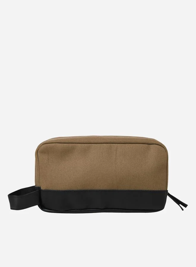 جاك اند جونز Mustard Toiletry Travel Pouch
