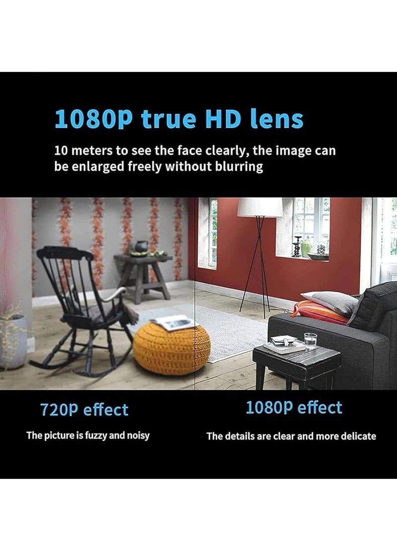 ELTRAZONE Mini WiFi Camera 1080p HD with Night Vision – 5G Wireless WiFi Security Camera for Home, Office & Car, Easy Installation, HD Video for Enhanced Home Security (1pcs) - Image 4