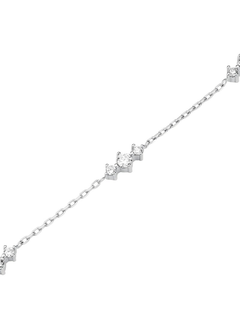 RoseField Rosefield Triple Crystals Bracelet Silver - JBTCS-J1021  - Image 3