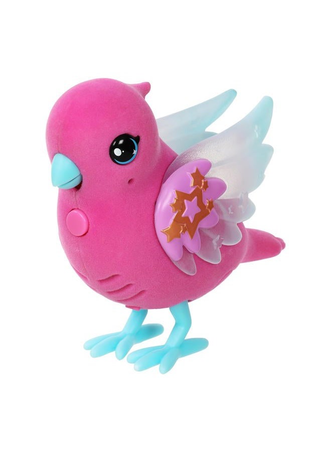 LITTLE LIVE PETS طائر صغير حزمة واحدة: سكايلي | طائر تفاعلي، 20+ صوت، أجنحة مضيئة، يكرر ما تقوله - Image 1