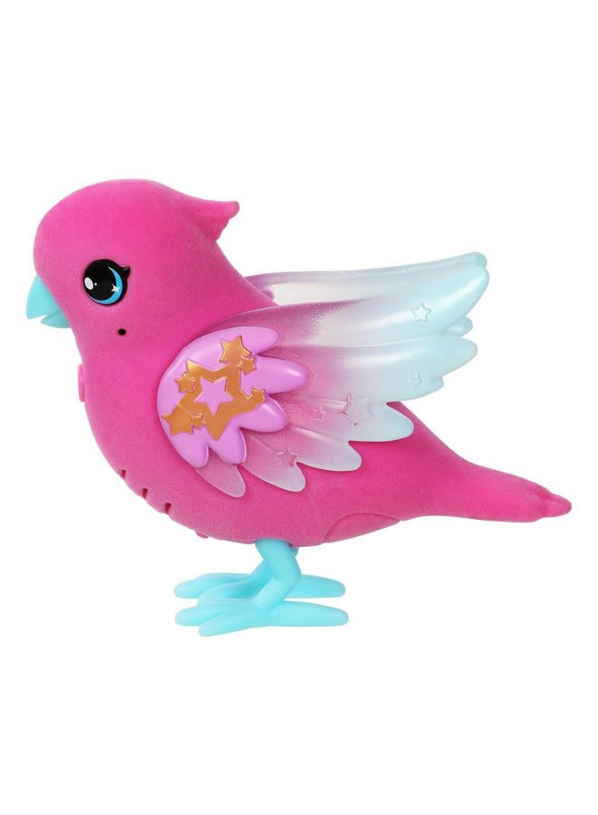 LITTLE LIVE PETS طائر صغير حزمة واحدة: سكايلي | طائر تفاعلي، 20+ صوت، أجنحة مضيئة، يكرر ما تقوله - Image 4