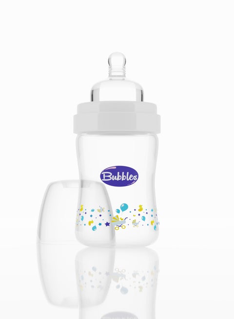 Classic feeding bottle without hand 120ml (White)