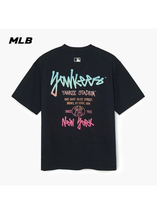 Mlb Short Sleeve Uni Graffiti Cooling Sports Casual T-shirt 26 New 3atsb1563-50bks-xxl - Image 1