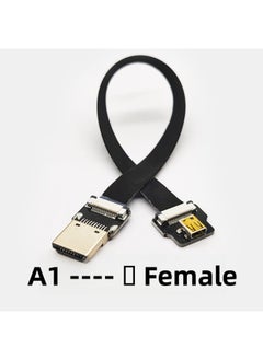 Camera PTZ Raspberry Pi Monitor FPV Micro Mini HDMI Flexible Cable 4K HD Video Cable FPC-Color:A1-D Mother-Line Length:5cm