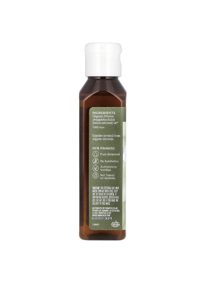 Aura Cacia Aura Cacia, Organic, Skin Care Oil, Sweet Almond, 4 fl oz (118 ml)  - Image 2