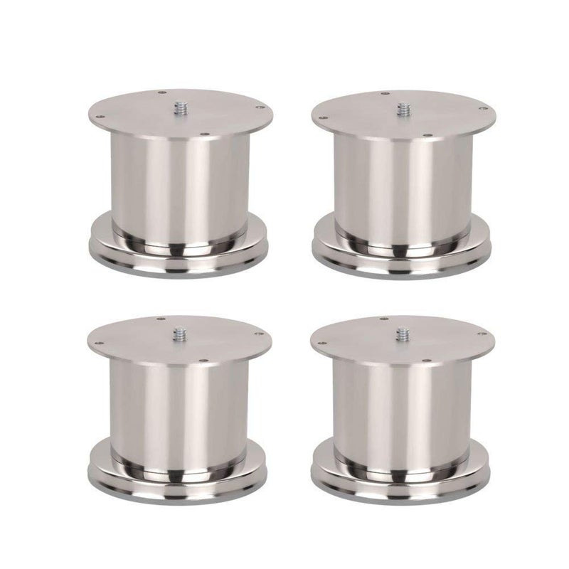 BOSNEY Stainless Steel Round Sofa Leg 4inch50 mm Set of 4 Pieces - Image 2