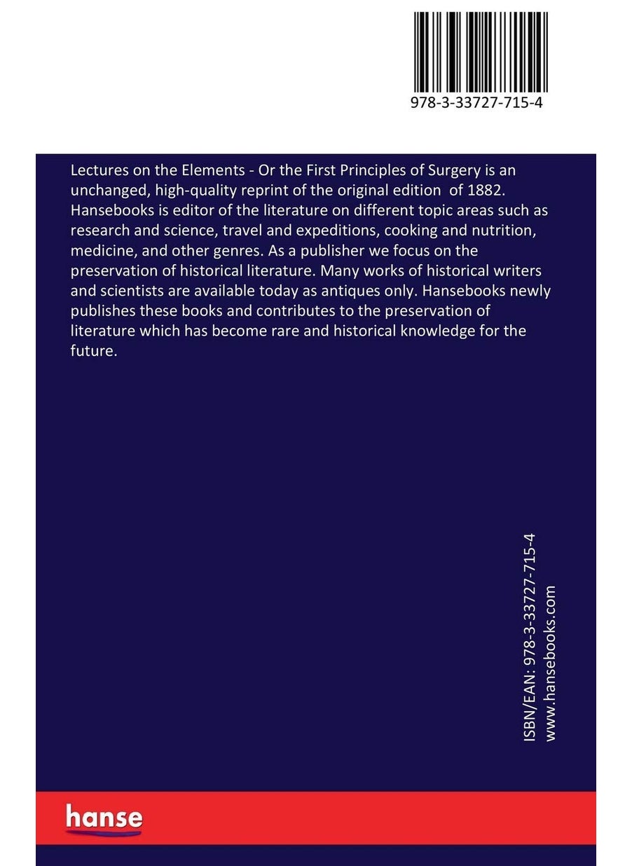 null - Lectures on the Elements: Or the First Principles of Surgery - Image 1