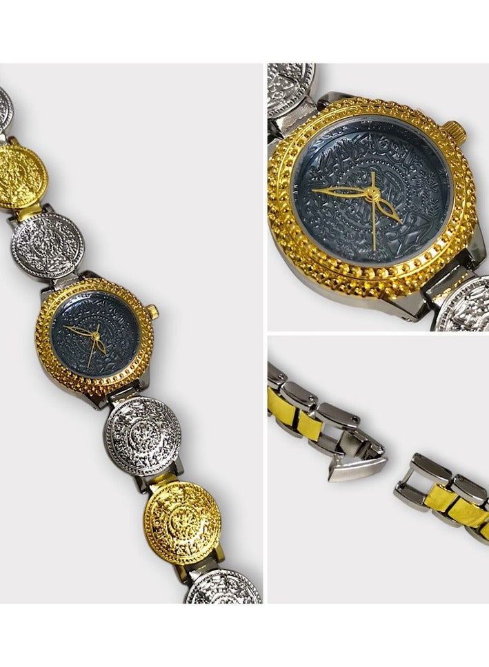 Rivoly Elegant women's stainless-steel set consisting of a waterproof watch with a set of bracelets, rings, necklaces, and earrings - Image 3