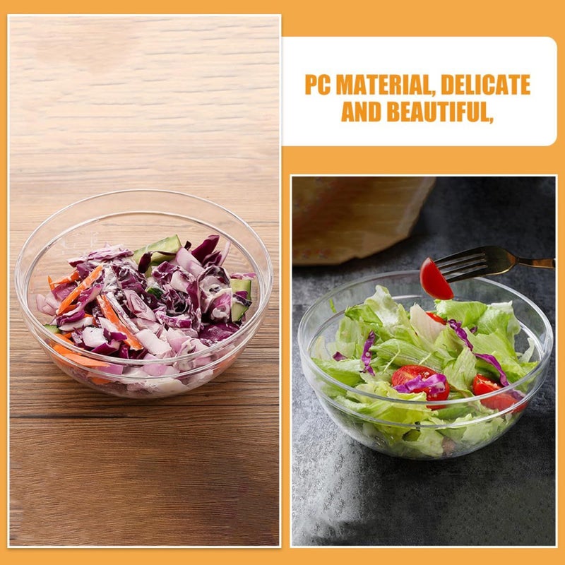 Reusable Shatterproof Salad Bowl For Fruit And Vegetable Serving Multicolor Kitchen Container - Image 5