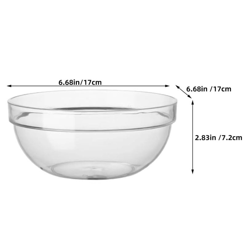 Reusable Shatterproof Salad Bowl For Fruit And Vegetable Serving Multicolor Kitchen Container - Image 3