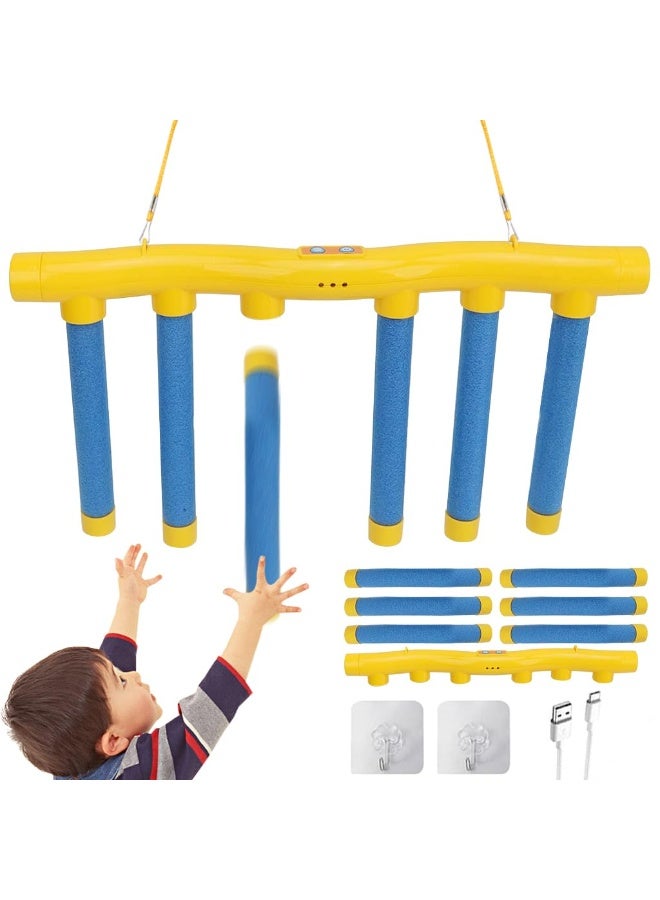 HASTHIP Electric Catching Sticks Game Device Reflex Challenge Game with Adjustable Speed Fun Stick Catching Game for Kids & Adults Random Falling Sticks Catching Game Party Game USB Recharageable - Image 1