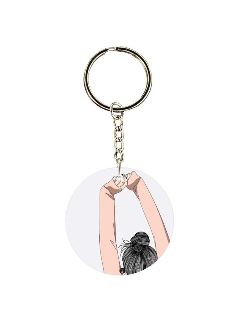 RKN Cartoon Themed Single Sided Keychain