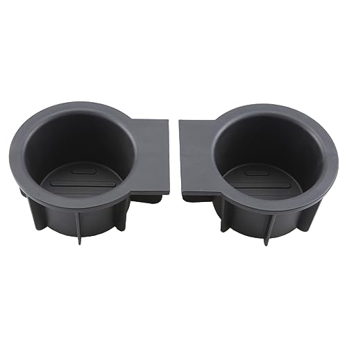 RLB-HILON Cup Holder Insert Compatible with Ford F150 with Flow Through Console 2004-2008 / F150 Without Flow Through Console 2004-2014 / Expedition 2003-2006 and More Vehicles - Image 1
