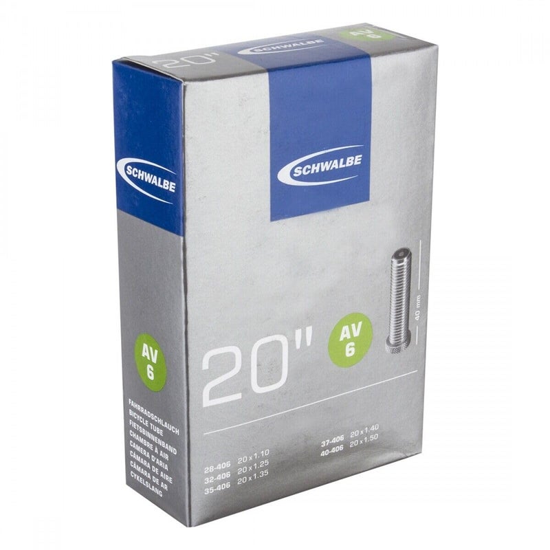 Schwalbe AV6 Tube Schrader - 20 x 1 1/8-1.50 Inches