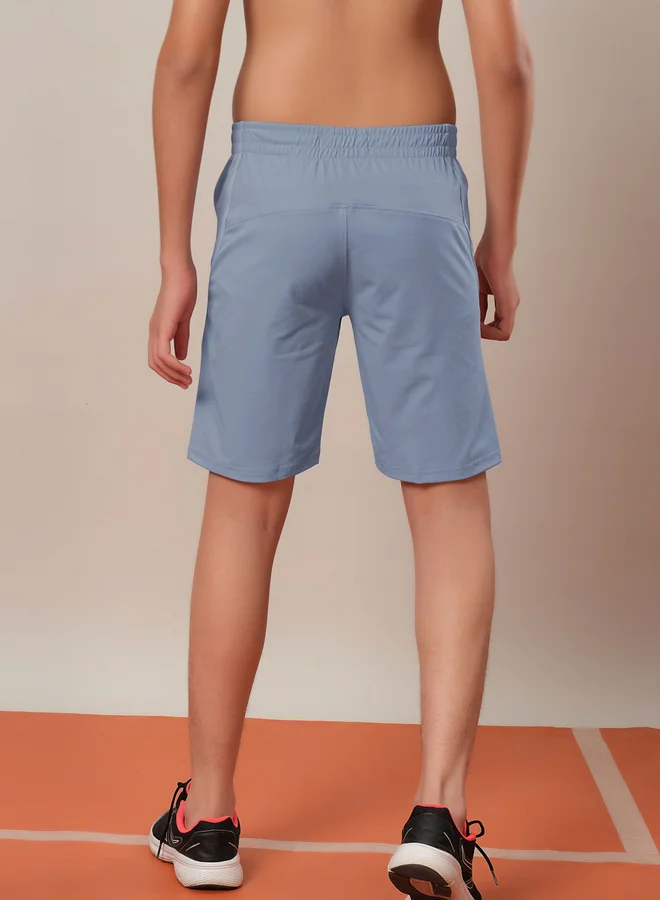 Technosport Color Block Elasticated Waistband Shorts