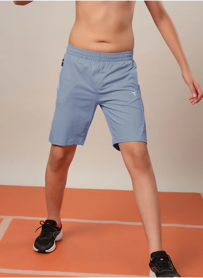 تكنوسبورت Color Block Elasticated Waistband Shorts