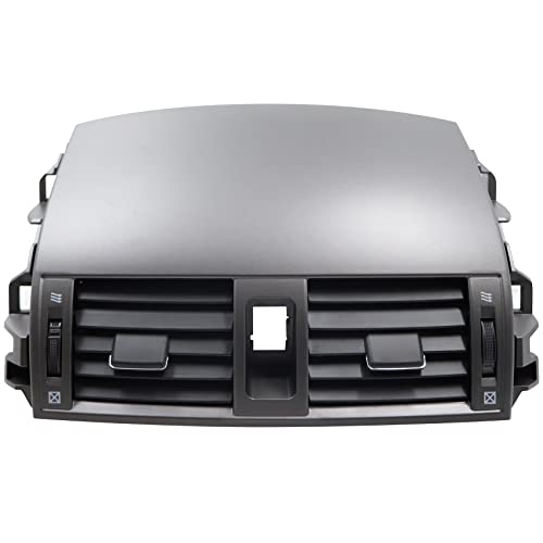ASVEGE Car Center Dash AC Air Vent Outlet Panel for Hand Gear Wheels Toyota Corolla 2008-2013 Gray #55670-02160 55663-02060 - Image 1