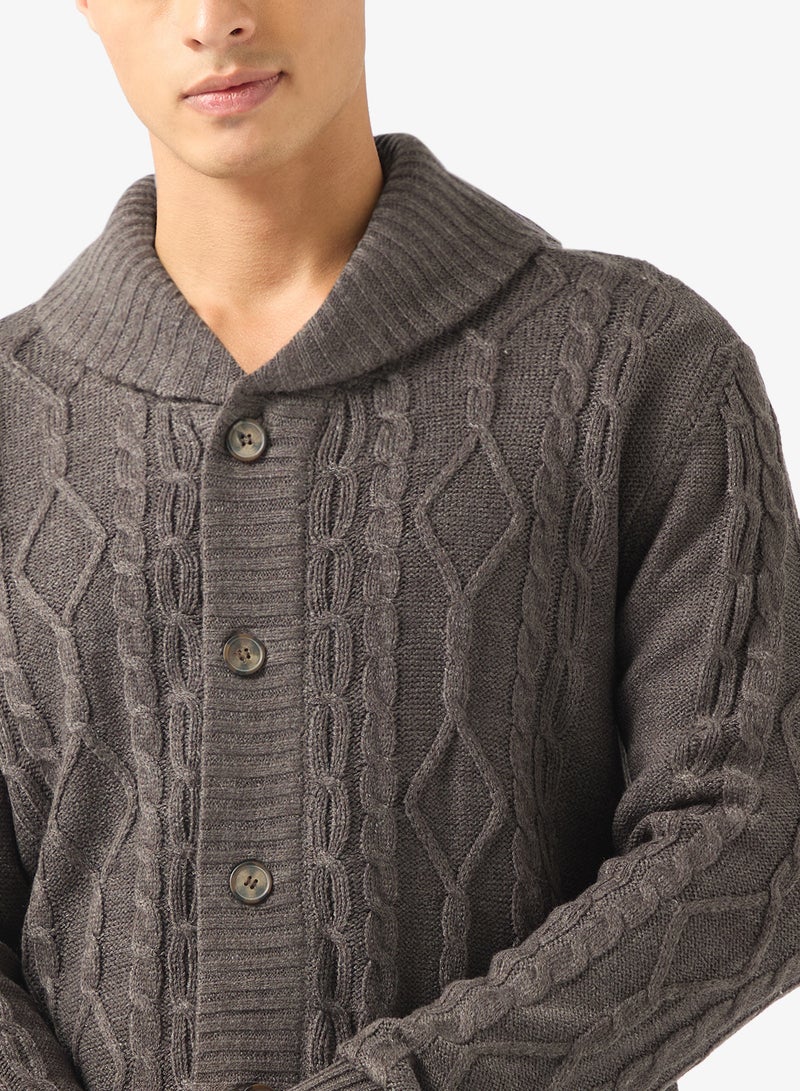 BRAVE SOUL Buttoned Cardigan - Image 3