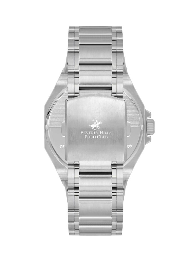 BEVERLY HILLS POLO CLUB - Men's Analog Round Shape Metal Wrist Watch BP3544X.390 - 43 Mm - Image 1