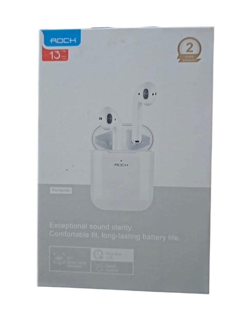 Rock The Rockbods 2nd generation earbuds support wireless charging, voice assistant support, and a 400mAh battery. - Image 2