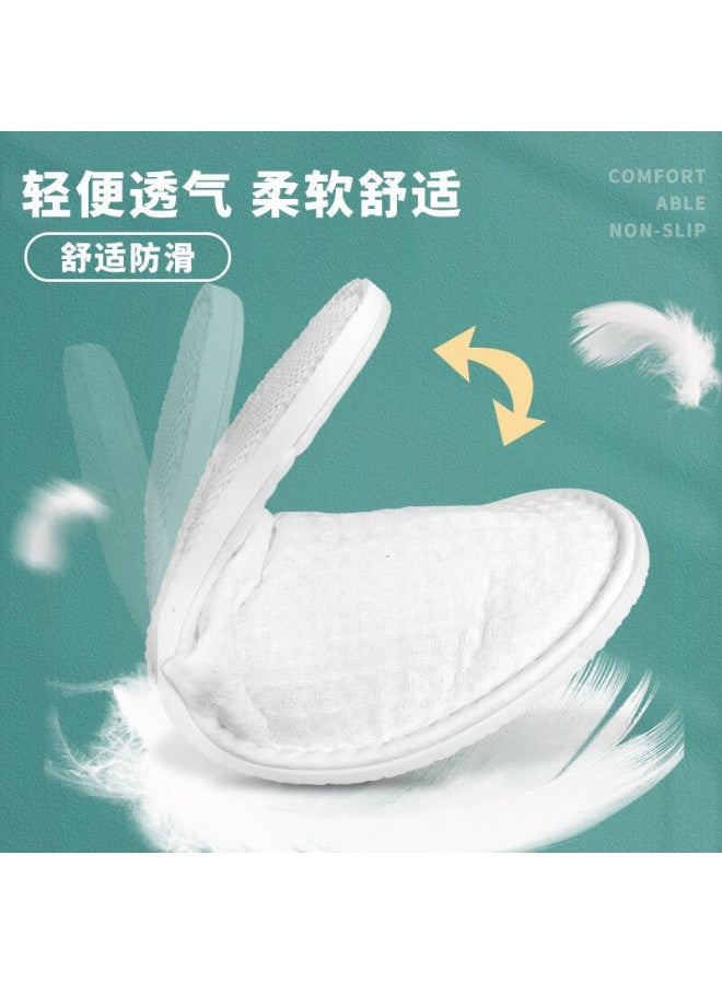 NOLANSEND Nuolan I Disposable Slippers, Thickened Set [5 Pairs], For Men And Women, Travel, Home, Hotel, Non-slip, Portable, Floor Slippers  - Image 2
