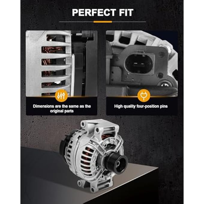 ROADFAR Alternator Replacement Fits for Mercedes-Benz for C300 2009-2012,for Mercedes-Benz for GLK350 2010-2012 - Image 5
