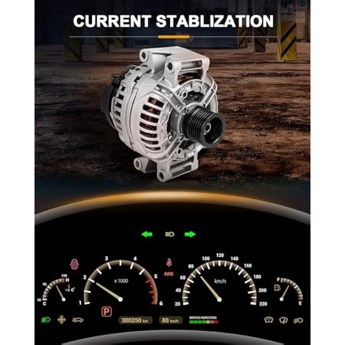ROADFAR Alternator Replacement Fits for Mercedes-Benz for C300 2009-2012,for Mercedes-Benz for GLK350 2010-2012 - Image 3