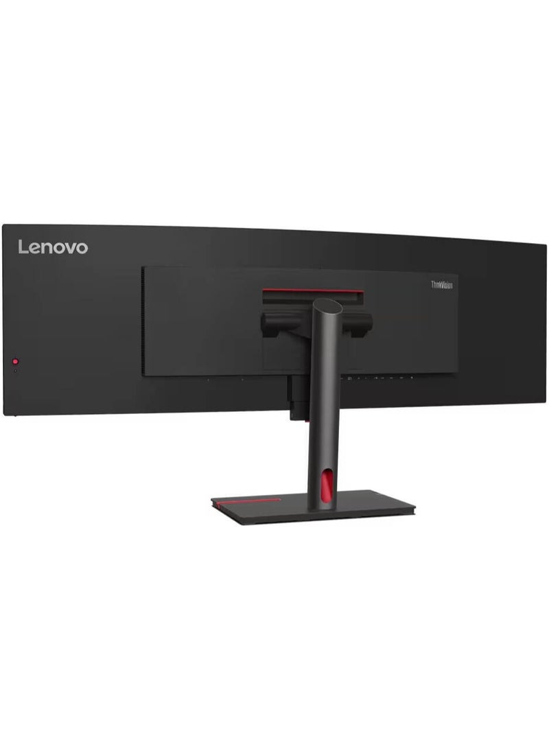 Lenovo ThinkVision P49w-30, 49" Dual QHD Curved 4ms Multitask IPS Monitor, 98% DCI-P3 with 1.07Bn Colors, eKVM, KVM Switch, 2* 5W Speakers, USB-C, USB 3.2, TB-4, HDMI 2.1, DP 1.4, Black | 63DBRAT1UK black - Image 4