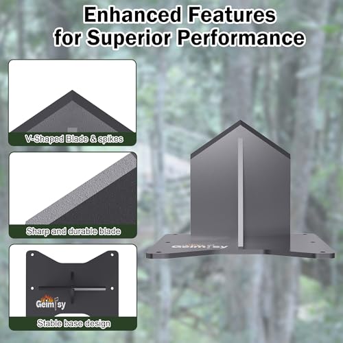 GanFindX Firewood Kindling Splitter - Heavy Duty Ax for Efficient Firewood Cutting, Portable and Ergonomic Design for Easy Use, Perfect for Camping and Outdoor Firewood Preparation - Image 4