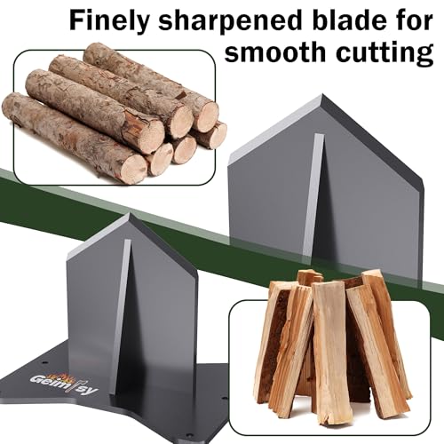 GanFindX Firewood Kindling Splitter - Heavy Duty Ax for Efficient Firewood Cutting, Portable and Ergonomic Design for Easy Use, Perfect for Camping and Outdoor Firewood Preparation - Image 5