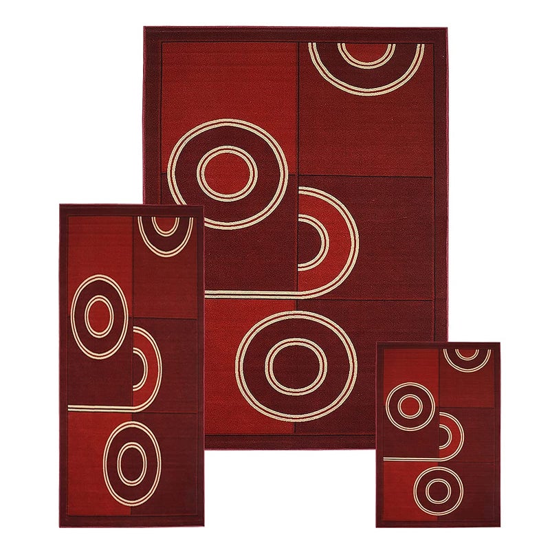 Status Contract Premium Printed Carpet Rug Runner Doormat for Bedroom/Living Area/Home with Anti Slip Backing - Combo (Multi - 01) - Image 4