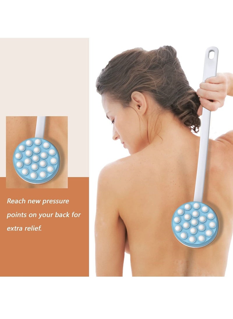 Lotion Applicator and Massager, Handheld Long Handled Easy Reach Roll-On for Sunscreen, Cream, Shower Gel on Back, Legs, and Feet  - Image 5
