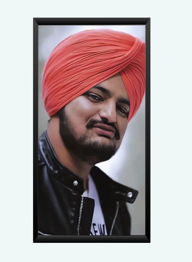 إطار صور Nokkes Sidhu Moose Wala مقاس 5X7 بوصة إطار صور للمنزل والمكتب_sidhu3 - Image 1